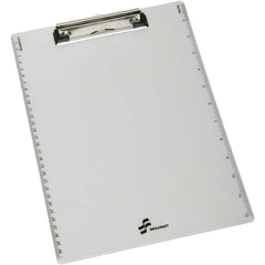 Ability One - Clip Boards; Color: Pearl White ; Length (Inch): 12 ; Width (Inch): 9 - Exact Tooling