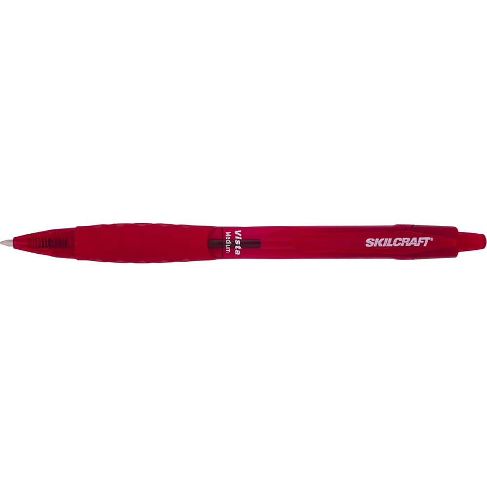 Ability One - Pens & Pencils; Type: Ball Point Pen ; Color: Red ; Tip Type: Medium - Exact Tooling