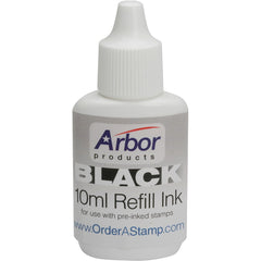 Ability One - Rubber Stamp Accessories; Type: Refill Ink ; Color: Black ; Container Size: 0.35 oz - Exact Tooling