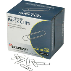 Ability One - Binder Clips; Binder Type: Paper Fastener ; Color: Silver - Exact Tooling
