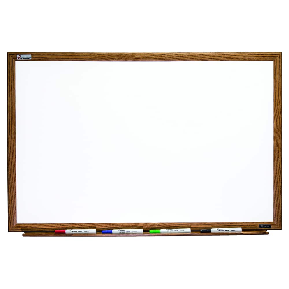 Ability One - Whiteboards & Magnetic Dry Erase Boards; Height (Inch): 36 ; Width (Inch): 24 ; Material: Porcelain - Exact Tooling