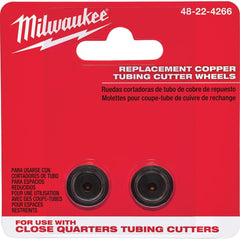 Milwaukee Tool - Cutter Replacement Parts; Type: Cutting Wheel ; Cuts Material Type: Copper ; For Use With: Tubing Cutter ; Cutting Depth: 0.30 (Inch) - Exact Tooling