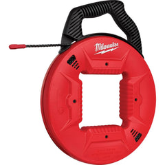 Milwaukee Tool - Fish Tape; Tape Type: Fish Tape ; Material: Polymer ; Overall Length (Feet): 100 ; Tape Width (Inch): 2.17 ; Tape Width (Decimal Inch): 2.17 ; Tape Thickness (Inch): 1/4 - Exact Tooling