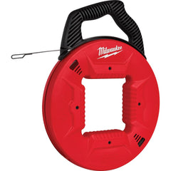 Milwaukee Tool - Fish Tape; Tape Type: Fish Tape ; Material: Polymer ; Overall Length (Feet): 120 ; Tape Width (Inch): 2.17 ; Tape Width (Decimal Inch): 2.17 ; Tape Thickness (Inch): 1/8 - Exact Tooling