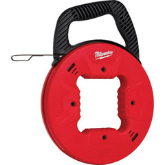 Milwaukee Tool - Fish Tape; Tape Type: Fish Tape ; Material: Polymer ; Overall Length (Feet): 50 ; Tape Width (Inch): 1.3 ; Tape Width (Decimal Inch): 1.3 ; Tape Thickness (Inch): 1/8 - Exact Tooling
