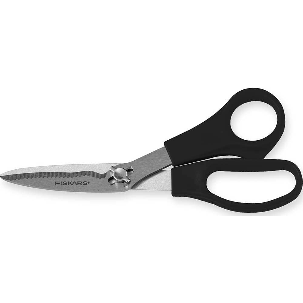 Fiskars - Scissors & Shears; Blade Material: Stainless Steel ; Handle Material: Plastic ; Length of Cut (Inch): 2.3 ; Handle Style: Take Apart ; Overall Length Range: 7" - Exact Tooling