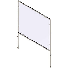 Rockford Systems - Office Cubicle Partitions; Type: Social Distancing Partition ; Width (Inch): 42 ; Height (Inch): 36 ; Color: Clear ; Mount Type: Mountable ; Thickness (Inch): 1 - Exact Tooling
