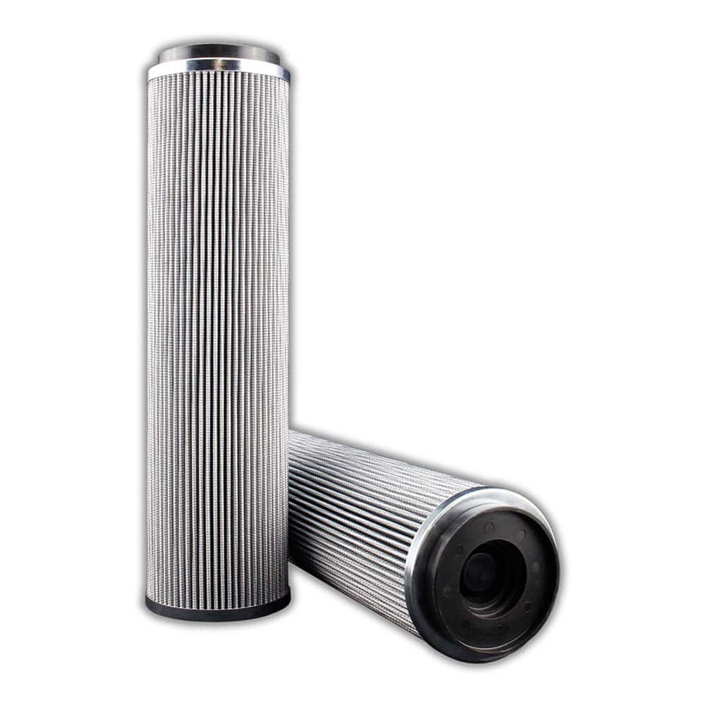 Replacement/Interchange Hydraulic Filter Element: Microglass, 10  µ