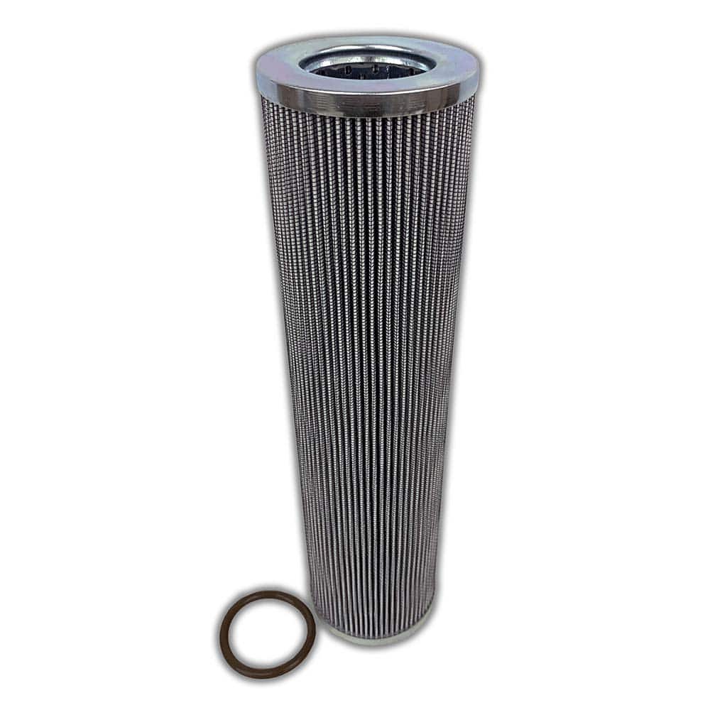 Replacement/Interchange Hydraulic Filter Element: Microglass, 10  µ