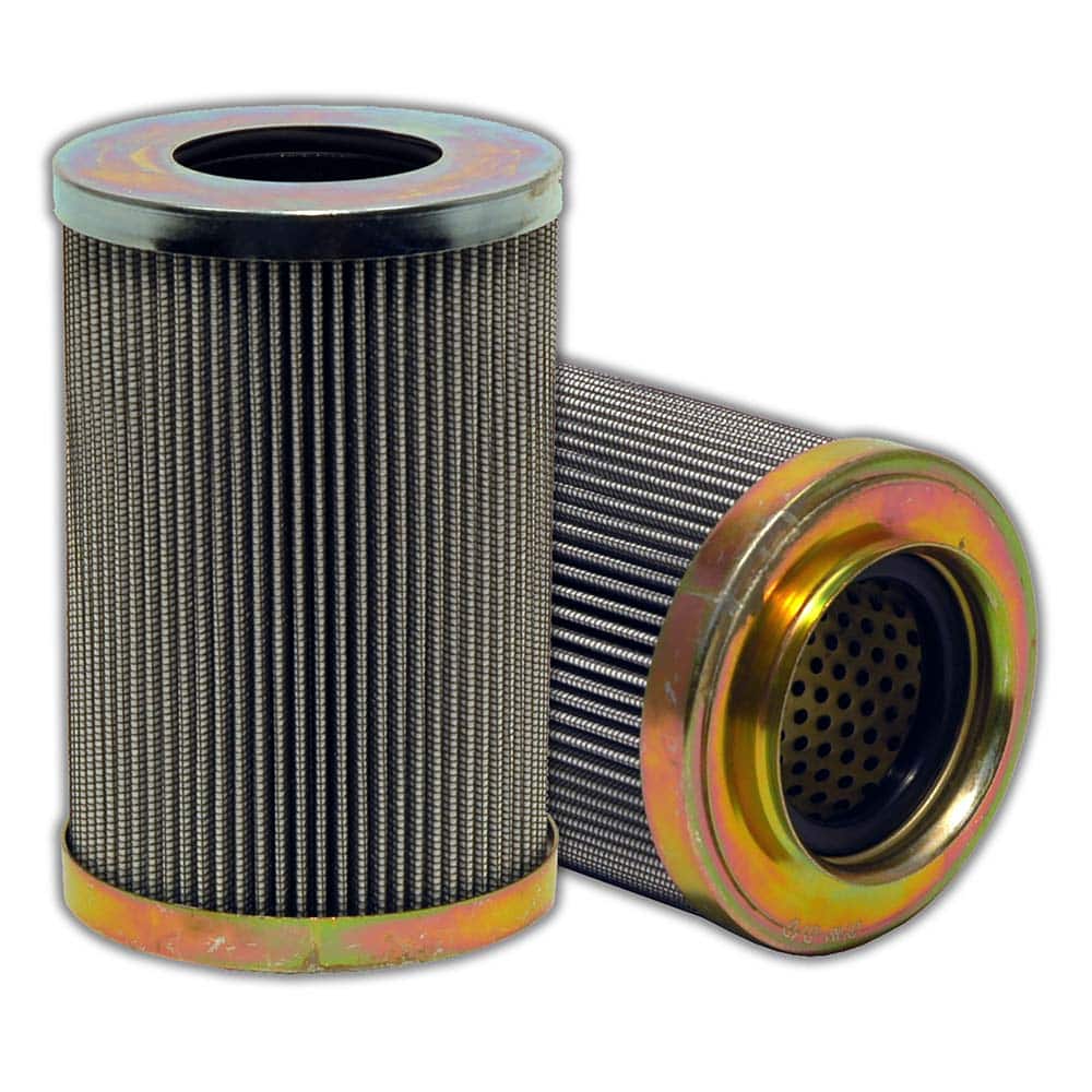 Replacement/Interchange Hydraulic Filter Element: Microglass, 10  µ