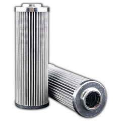 Replacement/Interchange Hydraulic Filter Element: Microglass, 10  µ