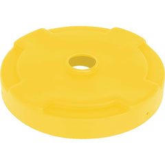 Vestil - Trash Can & Recycling Container Lids; Lid Shape: Round ; Container Shape: Round ; Container Size Compatibility (Gal.): 55 ; Color/Finish: Yellow ; Color: Yellow ; For Use With: 55 gal. Steel Drum - Exact Tooling