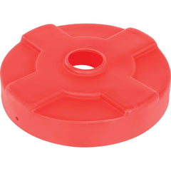 Vestil - Trash Can & Recycling Container Lids; Lid Shape: Round ; Container Shape: Round ; Container Size Compatibility (Gal.): 30 ; Color/Finish: Red ; Color: Red ; For Use With: 30 gal. Steel Drum - Exact Tooling