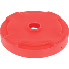 Vestil - Trash Can & Recycling Container Lids; Lid Shape: Round ; Container Shape: Round ; Container Size Compatibility (Gal.): 55 ; Color/Finish: Red ; Color: Red ; For Use With: 55 gal. Steel Drum - Exact Tooling