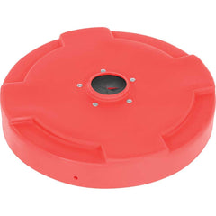 Vestil - Trash Can & Recycling Container Lids; Lid Shape: Round ; Container Shape: Round ; Container Size Compatibility (Gal.): 55 ; Color/Finish: Red ; Color: Red ; For Use With: 55 gal. Steel Drum - Exact Tooling