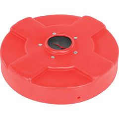 Vestil - Trash Can & Recycling Container Lids; Lid Shape: Round ; Container Shape: Round ; Container Size Compatibility (Gal.): 30 ; Color/Finish: Red ; Color: Red ; For Use With: 30 gal. Steel Drum - Exact Tooling