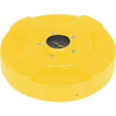 Vestil - Trash Can & Recycling Container Lids; Lid Shape: Round ; Container Shape: Round ; Container Size Compatibility (Gal.): 30 ; Color/Finish: Yellow ; Color: Yellow ; For Use With: 30 gal. Steel Drum - Exact Tooling