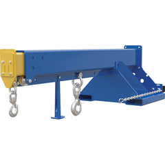 Vestil - Forklift Attachments; Type: Lifting Boom ; Load Capacity (Lb.): 2000.000 ; Center Forks (Inch): 24 ; Width (Inch): 32 ; Overall Height (Inch): 24.5 ; Length (Inch): 83-3/4 - Exact Tooling