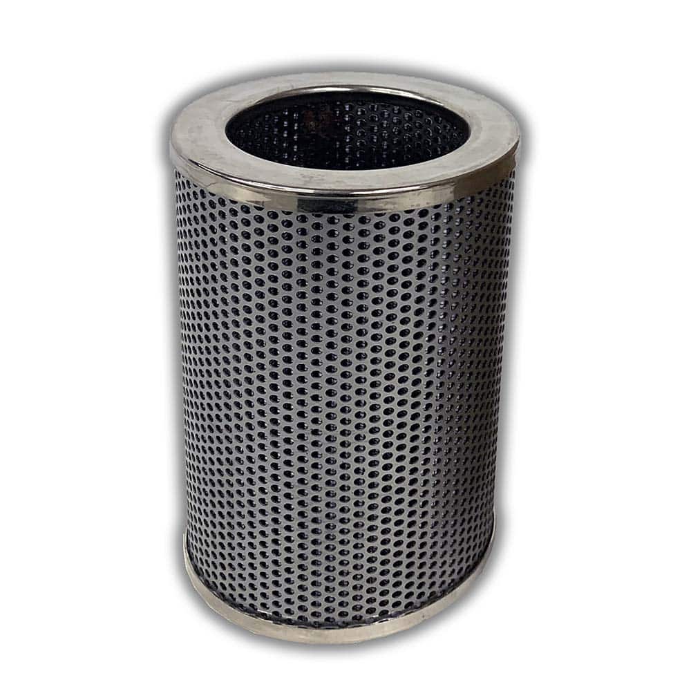 Replacement/Interchange Hydraulic Filter Element: Microglass, 10  µ