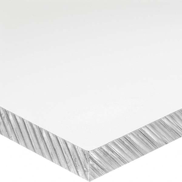 USA Sealing - 1' x 12" x 2" Clear Cast Acrylic Sheet - Exact Tooling