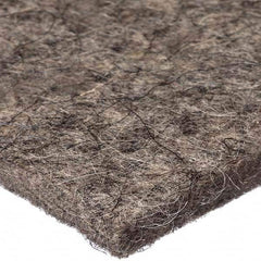 USA Sealing - 36 x 36 x 1/8" Gray Pressed Wool Felt Sheet - Exact Tooling