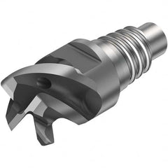 Sandvik Coromant - 16mm Mill Diam, 10mm LOC, 10mm OAL, 4 Flute Square End Mill Head - Exact Tooling