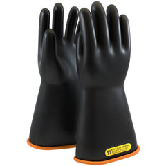 ‎155-2-14/8 - Novax - Natural Rubber Insulating Glove - Class 2 - 14″ - Black/Orange - Straight Cuff - Exact Tooling