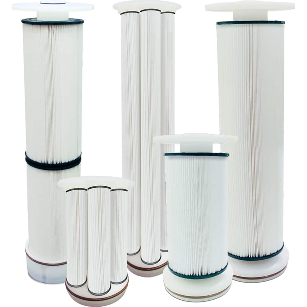 Hayward - Cartridge Filters; Style: Pleated ; Length (Inch): 30 ; Length (Decimal Inch): 30.0000 ; Outside Diameter (Decimal Inch): 7.0000 ; Outside Diameter (Inch): 7 ; Micron Rating: 30 - Exact Tooling
