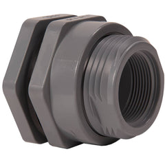 Hayward - Plastic Pipe Fittings; Type: Bulkhead Fitting ; Fitting Size: 3 (Inch); End Connections: FNPT x FNPT ; Material: PVC ; Schedule: 80 ; Maximum Pressure (psi): 150.00 - Exact Tooling