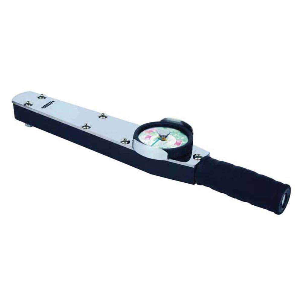 Insize USA LLC - Torque Wrenches; Type: Dial ; Drive Size: 1/2 ; Maximum Torque (Ft/Lb): 250.00 ; Maximum Torque (Nm): 350.000 ; Minimum Torque (Nm): 70.000 ; Minimum Torque (Ft/Lb): 50.00 - Exact Tooling