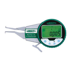 Insize USA LLC - Electronic Caliper Gages; Type: Internal ; Minimum Measurement (Inch): 1.2000 ; Minimum Measurement (mm): 30.00 ; Minimum Measurement (Decimal Inch): 1.2000 ; Maximum Measurement (Inch): 2.0000 ; Maximum Measurement (Decimal Inch): 2.0000 - Exact Tooling