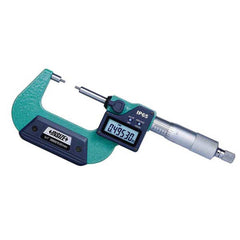 Insize USA LLC - Spline Micrometers; Operation Type: Electronic ; Minimum Measurement (mm): 0.00 ; Minimum Measurement (Decimal Inch): 0.0000 ; Maximum Measurement (Decimal Inch): 1.0000 ; Maximum Measurement (mm): 25.00 ; Digital Counter: No - Exact Tooling