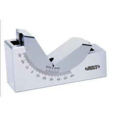 Insize USA LLC - Adjustable Angle Blocks; Overall Length (Inch): 4 ; Overall Height (Inch): 1-29/32 ; Overall Width (Inch): 1-13/64 ; Minimum Adjustable Angle: 0.00 ; Maximum Adjustable Angle: 60.00 ; Adjustable Angle Range: 0-60 - Exact Tooling