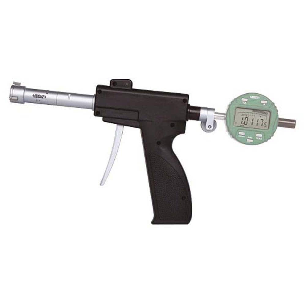 Insize USA LLC - Electronic Bore Gages; Type: Pistol Grip Electronic Bore Gage ; Minimum Measurement (Decimal Inch): 1.6000 ; Maximum Measurement (Decimal Inch): 2.0000 ; Gage Depth (Inch): 3-7/8 ; With Accessories: Yes ; Accuracy (Decimal Inch): 0.00020 - Exact Tooling