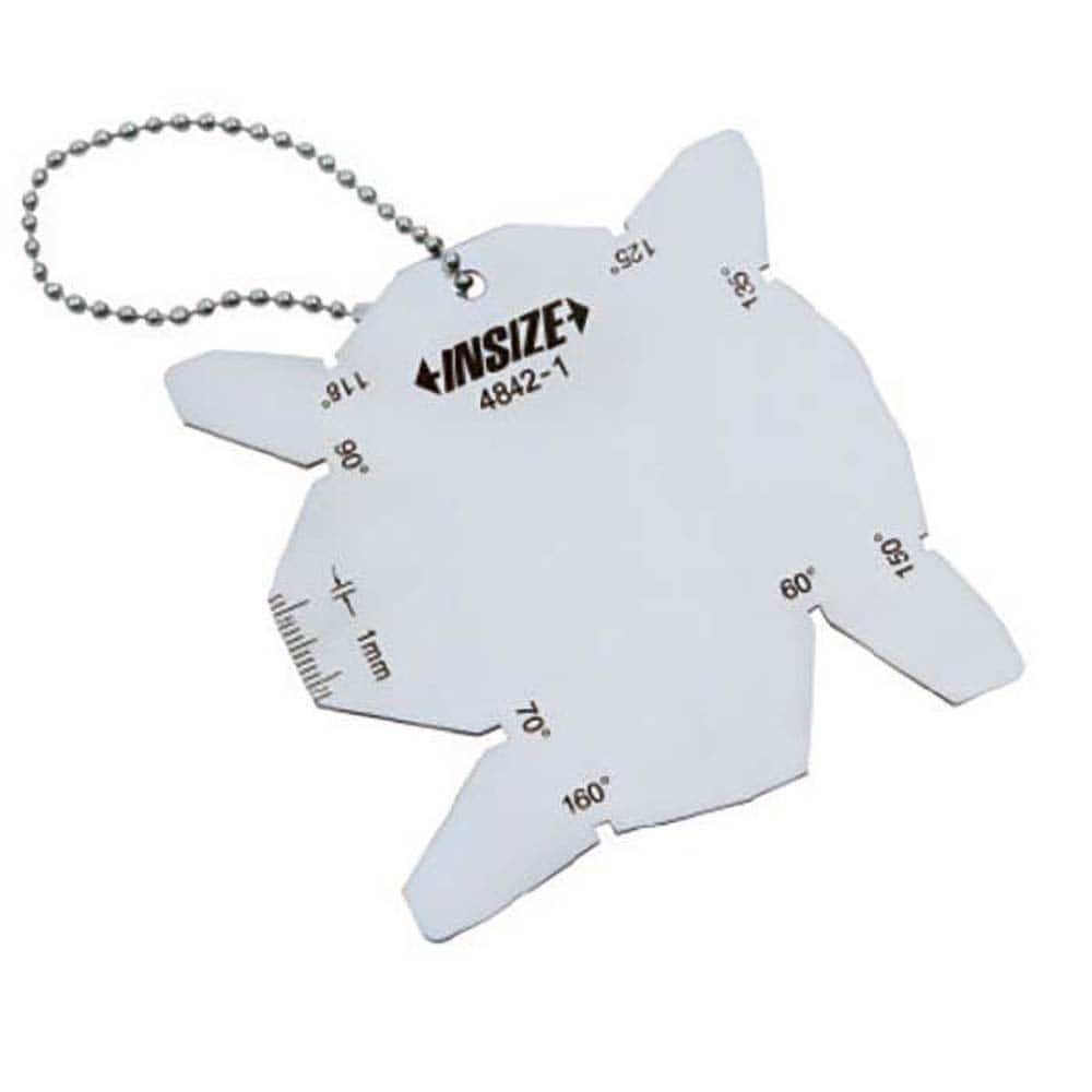 Insize USA LLC - Angle Gages; Complementary Angle: 125.00; 135.00; 150.00; 160.00 ; Primary Angle: 60.00; 70.00; 90.00 ; Material: Stainless Steel - Exact Tooling