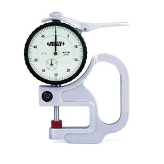 Insize USA LLC - Dial Thickness Gages; Minimum Measurement (Inch): 0.0000 ; Minimum Measurement (Decimal Inch): 0.0000 ; Maximum Measurement (Inch): 0.5000 ; Maximum Measurement (Decimal Inch): 0.5000 ; Graduation (mm): 0.0005 ; Graduation (Decimal Inch) - Exact Tooling