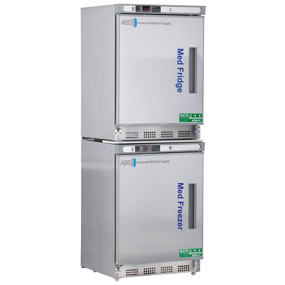 American BioTech Supply - Laboratory Refrigerators and Freezers; Type: Pharmacy/Vaccine Refrigerator & Freezer Combination ; Volume Capacity: 9 Cu. Ft. ; Minimum Temperature (C): -15.00 ; Maximum Temperature (C): 8.00 ; Width (Inch): 23-3/4 ; Depth (Inch - Exact Tooling
