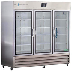 American BioTech Supply - Laboratory Refrigerators and Freezers; Type: Pharmacy Refrigerator ; Volume Capacity: 72 Cu. Ft. ; Minimum Temperature (C): 2.00 ; Maximum Temperature (C): 8.00 ; Width (Inch): 81 ; Depth (Inch): 35-3/4 - Exact Tooling
