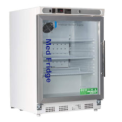 American BioTech Supply - Laboratory Refrigerators and Freezers; Type: Pharmacy/Vaccine Undercounter Built-In Refrigerator ; Volume Capacity: 4.6 Cu. Ft. ; Minimum Temperature (C): 2.00 ; Maximum Temperature (C): 8.00 ; Width (Inch): 23-3/4 ; Depth (Inch - Exact Tooling