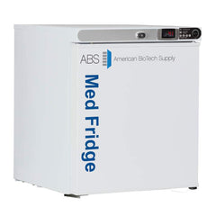 American BioTech Supply - Laboratory Refrigerators and Freezers; Type: Pharmacy/Vaccine Undercounter Freestanding Refrigerator ; Volume Capacity: 1 Cu. Ft. ; Minimum Temperature (C): 2.00 ; Maximum Temperature (C): 8.00 ; Width (Inch): 17-1/4 ; Depth (In - Exact Tooling