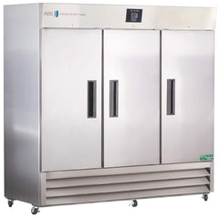 American BioTech Supply - Laboratory Refrigerators and Freezers; Type: Laboratory Refrigerator ; Volume Capacity: 72 Cu. Ft. ; Minimum Temperature (C): 1.00 ; Maximum Temperature (C): 10.00 ; Width (Inch): 81 ; Depth (Inch): 35-3/4 - Exact Tooling