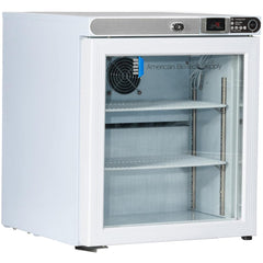 American BioTech Supply - Laboratory Refrigerators and Freezers; Type: Countertop Freestanding Refrigerator ; Volume Capacity: 1 Cu. Ft. ; Minimum Temperature (C): 1.00 ; Maximum Temperature (C): 10.00 ; Width (Inch): 17-1/4 ; Depth (Inch): 19-1/4 - Exact Tooling