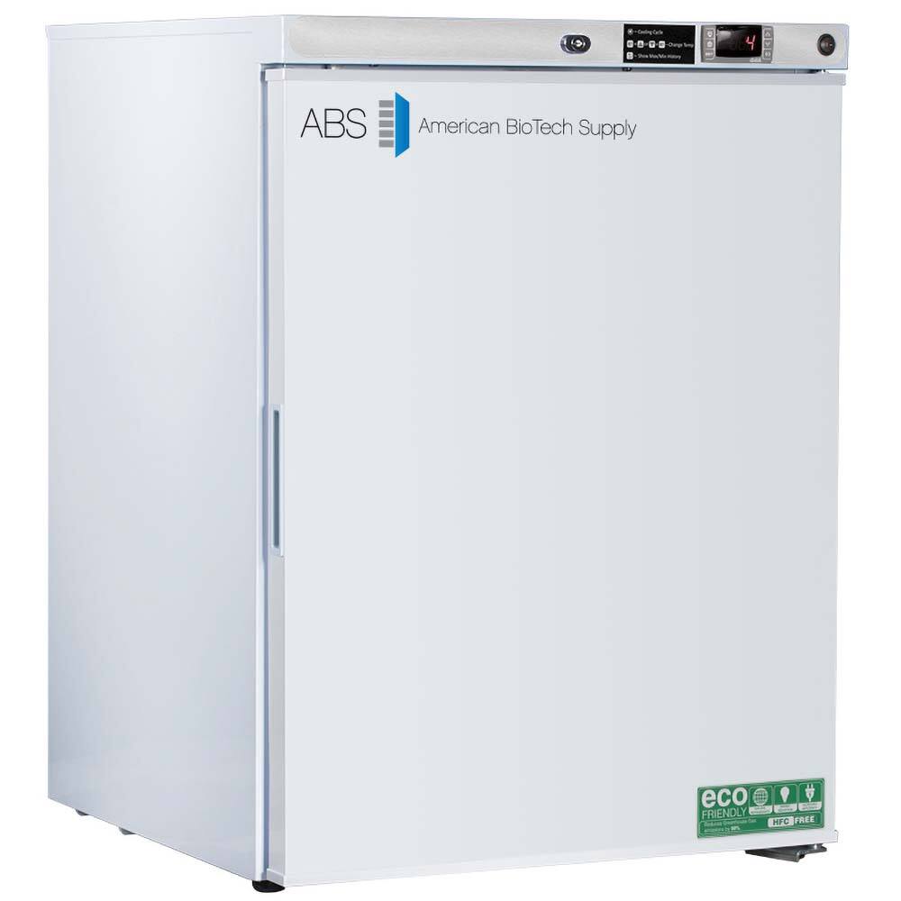American BioTech Supply - Laboratory Refrigerators and Freezers; Type: Undercounter Freestanding Refrigerator ; Volume Capacity: 5.2 Cu. Ft. ; Minimum Temperature (C): 1.00 ; Maximum Temperature (C): 10.00 ; Width (Inch): 23-3/4 ; Depth (Inch): 24 - Exact Tooling