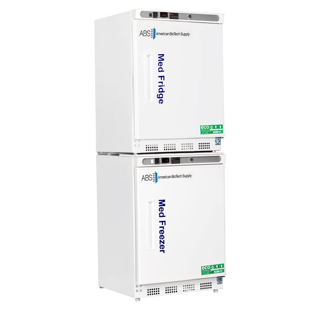American BioTech Supply - Laboratory Refrigerators and Freezers; Type: Pharmacy/Vaccine Refrigerator & Freezer Combination ; Volume Capacity: 9 Cu. Ft. ; Minimum Temperature (C): -15.00 ; Maximum Temperature (C): 8.00 ; Width (Inch): 23-3/4 ; Depth (Inch - Exact Tooling