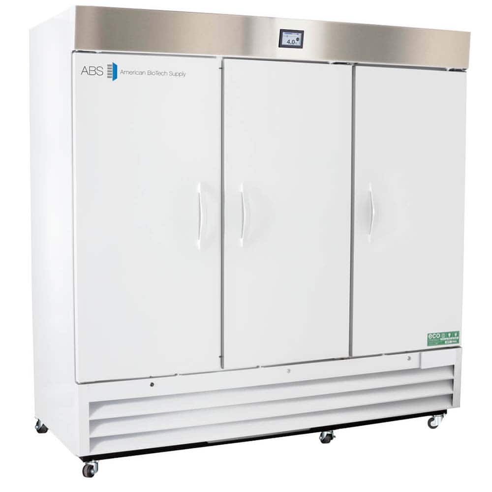 American BioTech Supply - Laboratory Refrigerators and Freezers; Type: Laboratory Refrigerator ; Volume Capacity: 72 Cu. Ft. ; Minimum Temperature (C): 1.00 ; Maximum Temperature (C): 10.00 ; Width (Inch): 81 ; Depth (Inch): 34 - Exact Tooling