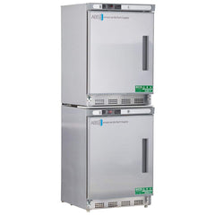 American BioTech Supply - Laboratory Refrigerators and Freezers; Type: Refrigerator & Freezer Combination ; Volume Capacity: 9 Cu. Ft. ; Minimum Temperature (C): -15.00 ; Maximum Temperature (C): 10.00 ; Width (Inch): 23-3/4 ; Depth (Inch): 24-1/2 - Exact Tooling