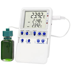 American BioTech Supply - Laboratory Refrigerators and Freezers; Type: Temperature Monitoring Device with USB Transfer ; Volume Capacity: Various ; Minimum Temperature (C): -50.00 ; Maximum Temperature (C): 60.00 ; Width (Inch): 2-3/4 ; Depth (Inch): 3/4 - Exact Tooling