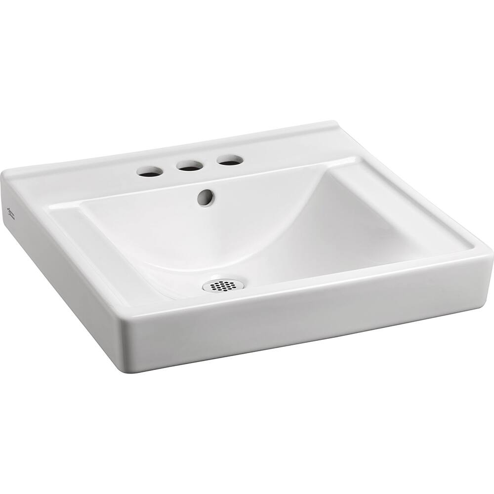 American Standard - Sinks; Type: Wall Hung ; Outside Length: 18-1/4 (Inch); Outside Width: 20 (Inch); Outside Height: 5 (Inch); Inside Length: 12-13/16 (Inch); Inside Width: 13-15/16 (Inch) - Exact Tooling