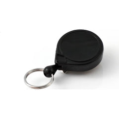 Key-Bak - Key Control; Type: Retractable ID Holder ; Number of Keys: 3 ; Color: Black ; Width (Inch): 1 - Exact Tooling