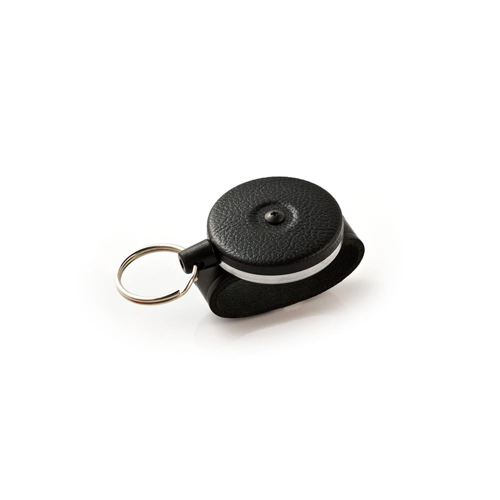 Key-Bak - Key Control; Type: Retractable Key Chain ; Number of Keys: 22 ; Color: Black ; Width (Inch): 1 - Exact Tooling